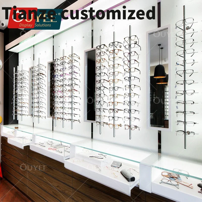 

Customized-retail eyewear store interior design optical eyewear store display furniture interior eyewear shop design