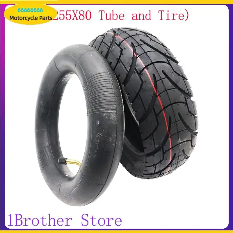 Tire model 10x3.0 255x80 80/65-6 is suitable for non road inflatable tires of 10 inch electric scooters