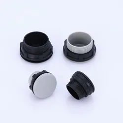 100pcs 22mm Mounting hole Push Button Switch Panel Plug  16mm 30mm Hole button switch control box panel plug