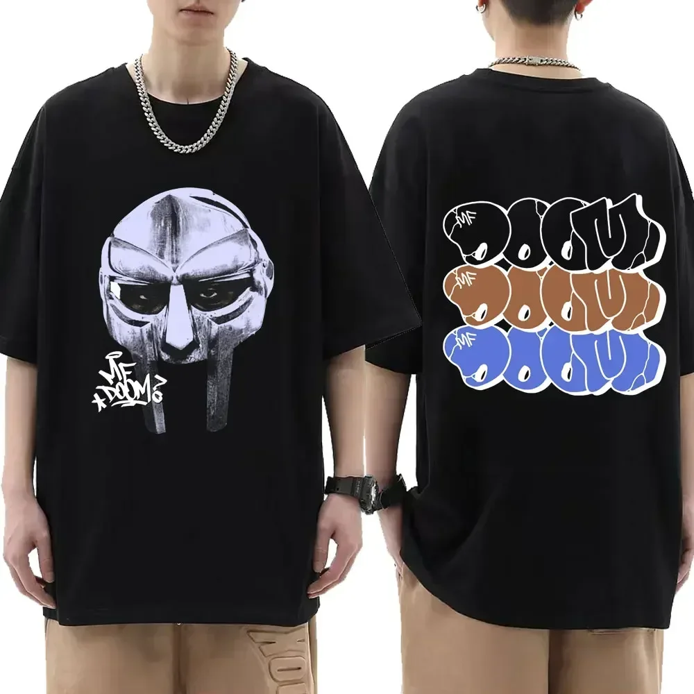 

Singer Mf Madlib Madvillain Print Graphic T-Shirt Men's Women's Casual 100% Cotton Large T-Shirt Top Men's Hip Hop Streetwear