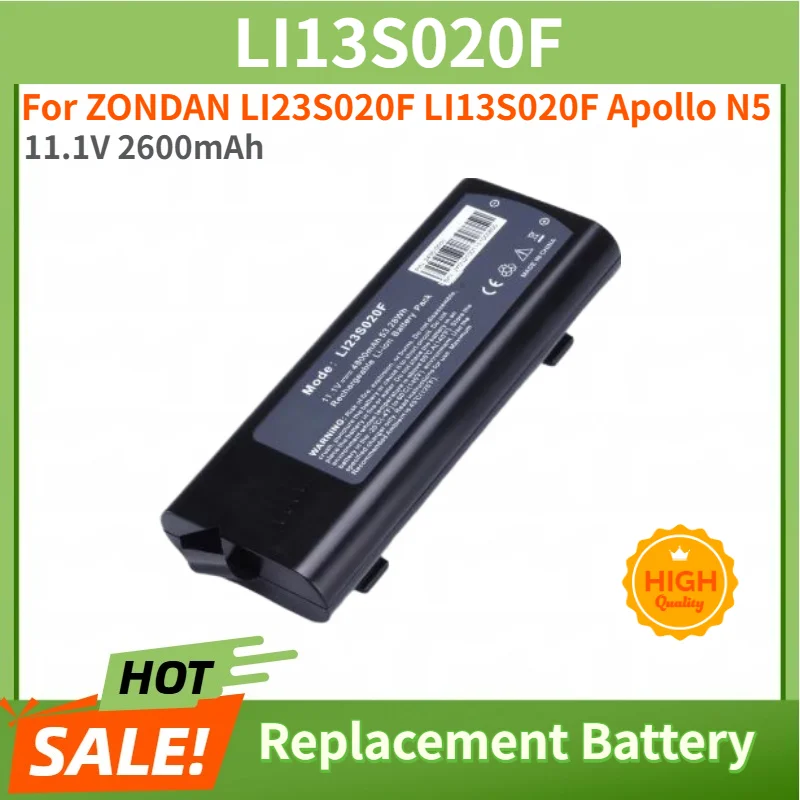 LI13S020F High Quality Battery 11.1V 2600mAh for ZONDAN LI23S020F LI13S020F Apollo N5 Replacement Battery