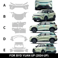 Car TPU Paint Protection Film For BYD ATTO 2 YUAN UP 2024 2025 Self-Healing PPF Body Sticker Anti-Scratch Resistant Transparent