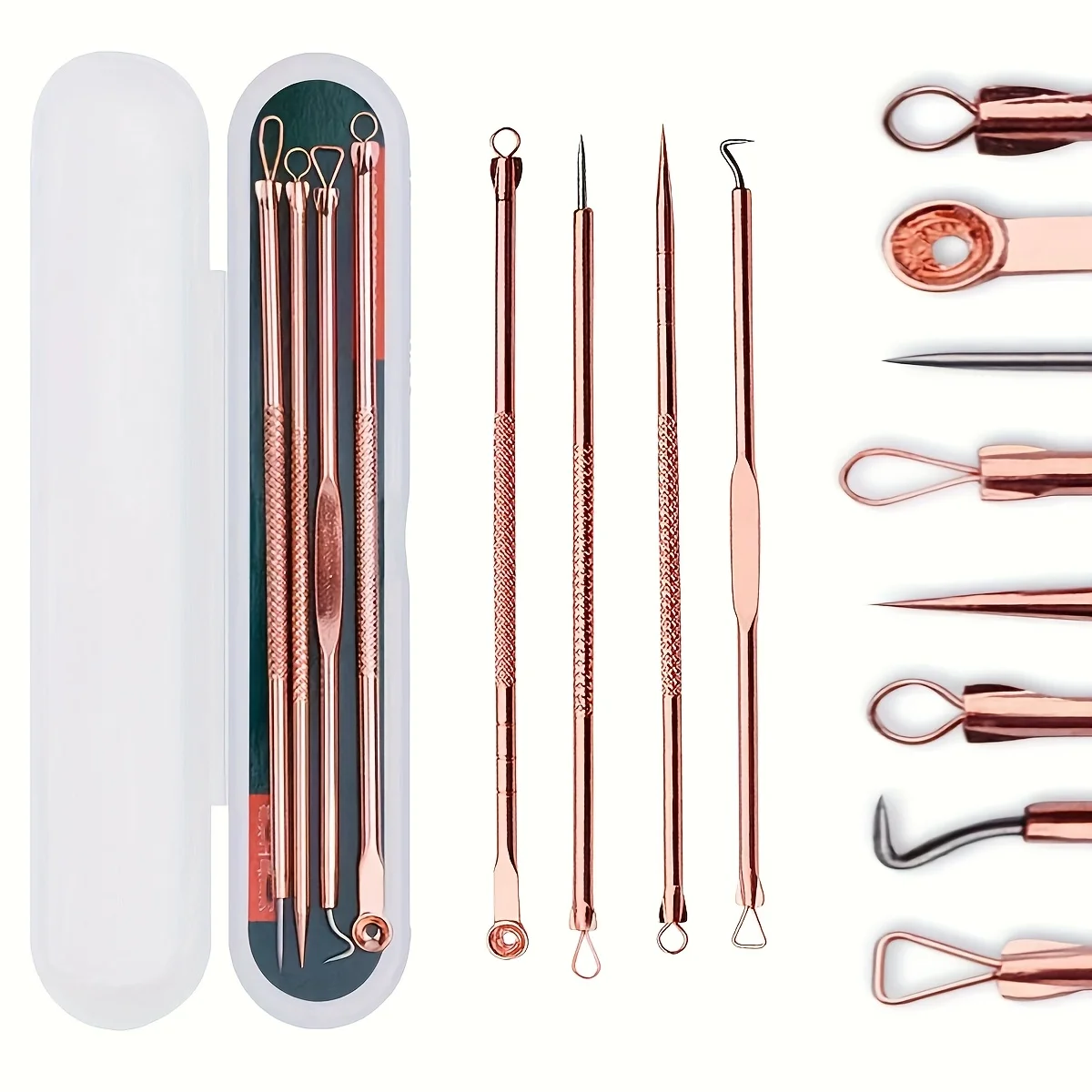 1/4pcs Acne Needle Multicolor Acne Blackhead Needle Black Spot Acne Blemish Skin Care Women's Beauty Acne Care Pore Cleaner