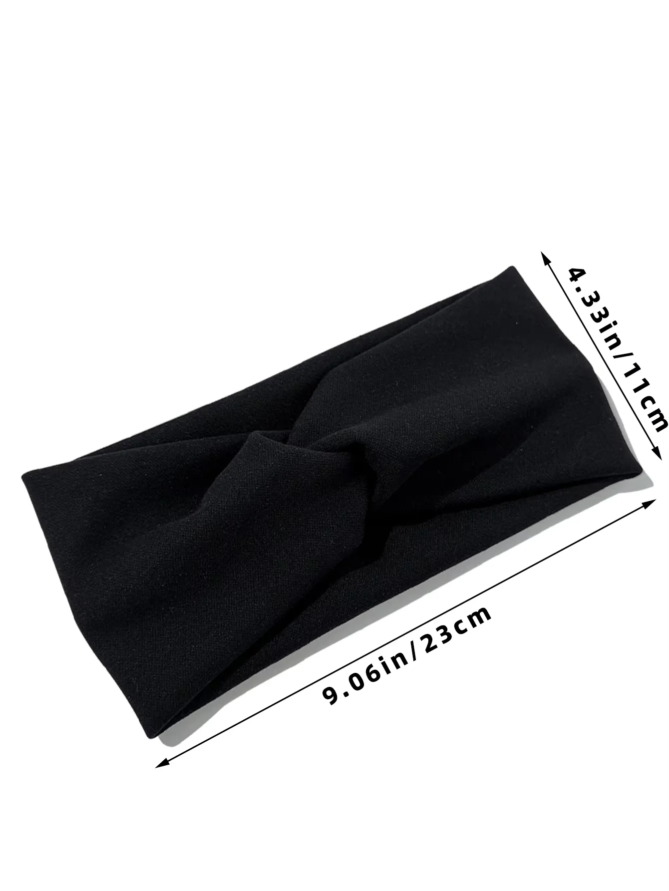Women's Solid Color Cross Hair Band for Sports Fitness Running Yoga - Casual Comfortable Hairband image 2