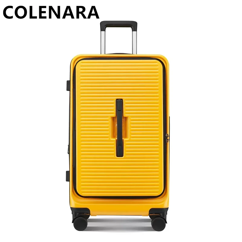 

COLENARA 22"26"30 Inch High Quality Suitcase PC Large Capacity Trolley Case Cart Style Travel Bag With Wheels Rolling Luggage