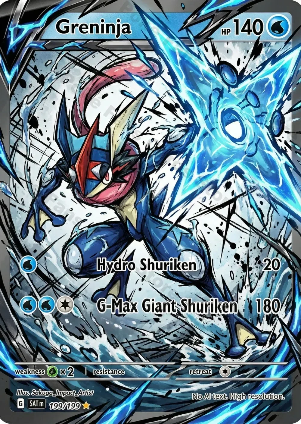 5Pcs PTCG Cards Attack Impact Style Mewtwo Greninja Lucario Dragonite Garchomp Holo PTCG Cards Collection Cards PTCG Gift