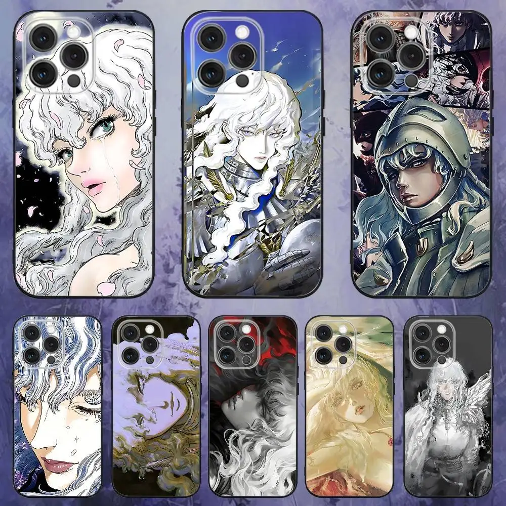 

Griffith B-BerserkS For iPhone 12,16,13,14,15,17,11,Pro,Max,Plus,E,Air,Mini TPU Soft to Skin-friendly phone case