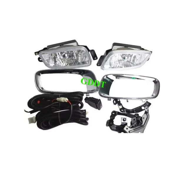 1 Kit  Black or Chrome Lamp Set for Pajero V70 2000-2002 MR388019 Front Light Kit for Shogun V73 Shell 11 Pieces