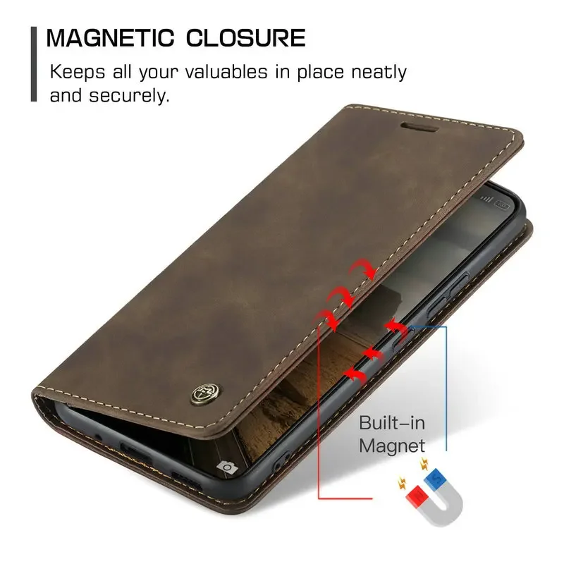 Luxury Case for Xiaomi 14T Pro 5G 2024 Magnet Flip Cover Leather 360 Protect Book Shell Xiaomi 14 Case Mi 14TPro 14 T T14 Funda image 2