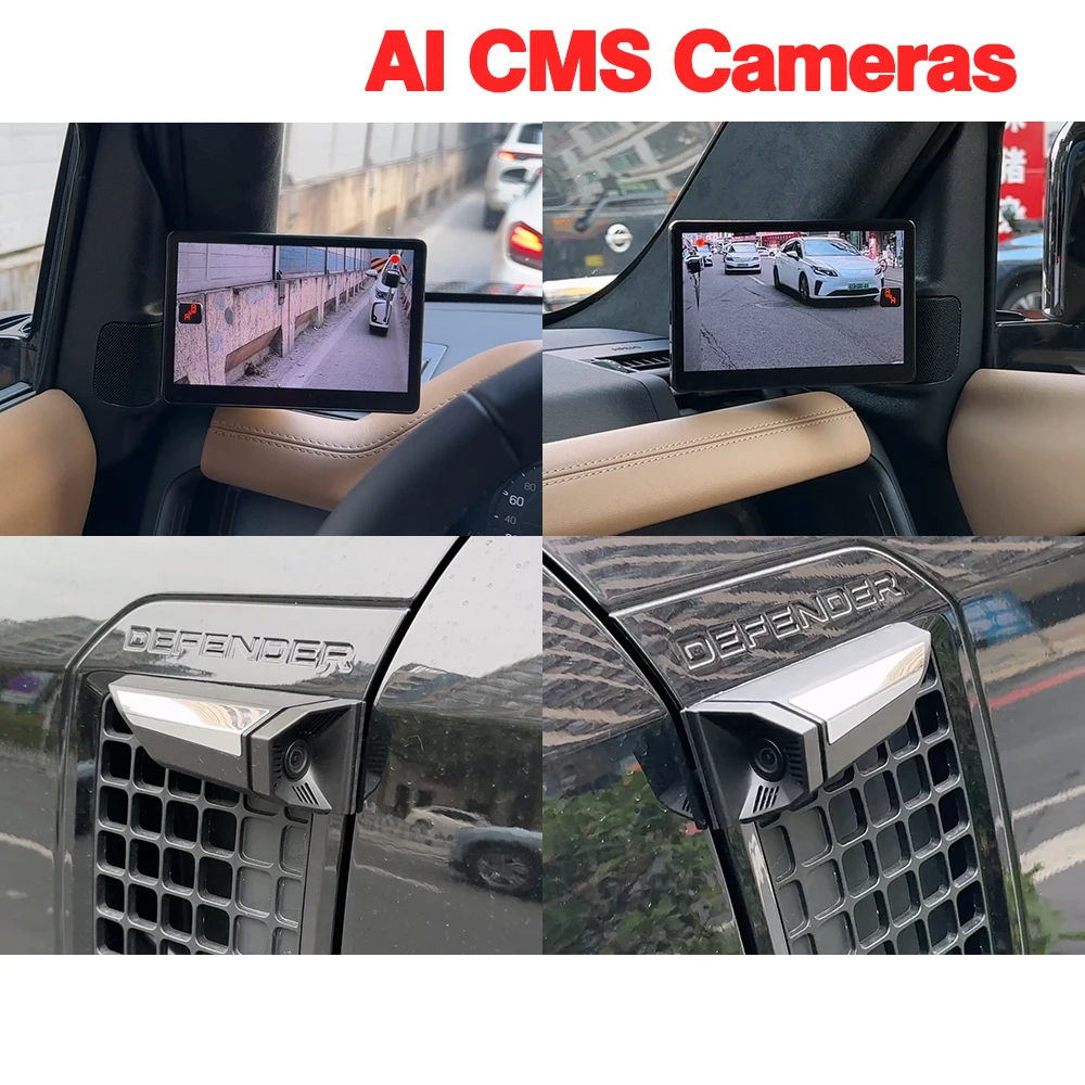 

5.89 Inch Digital Side View Mirror Camera Pro System With DVR And BSD Function