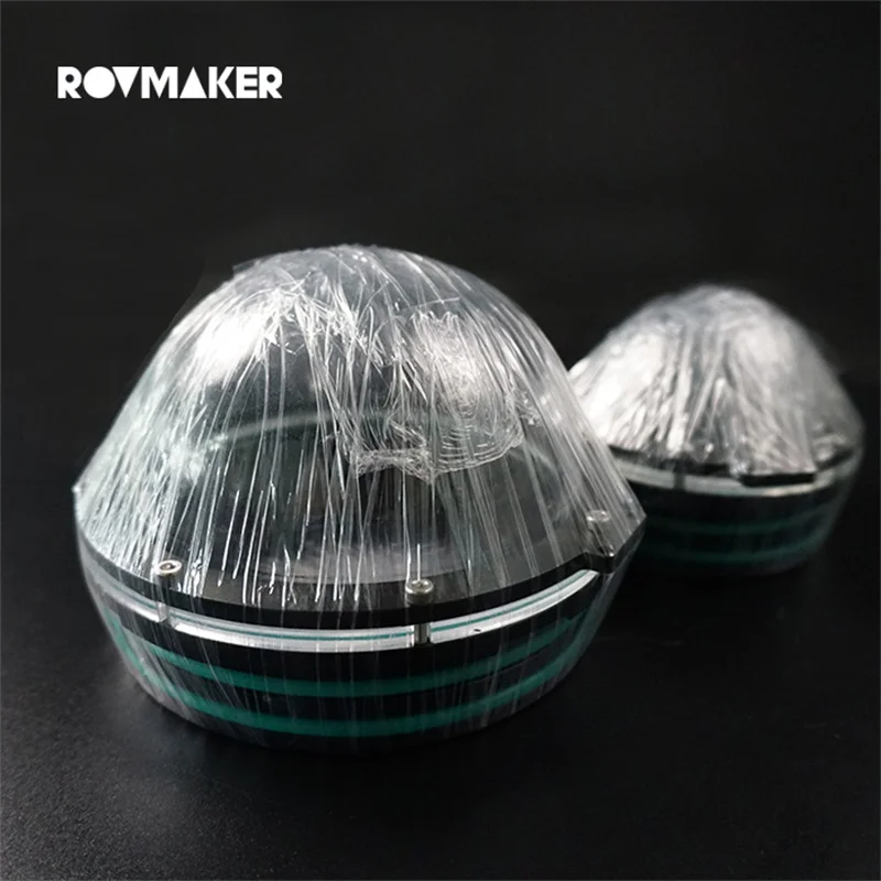 ROVMAKER Acrylic Dome Cover Underwater Photography Gimbal Spherical Capsule Outer Diameter 90/110/130/160mm for ROV Robot