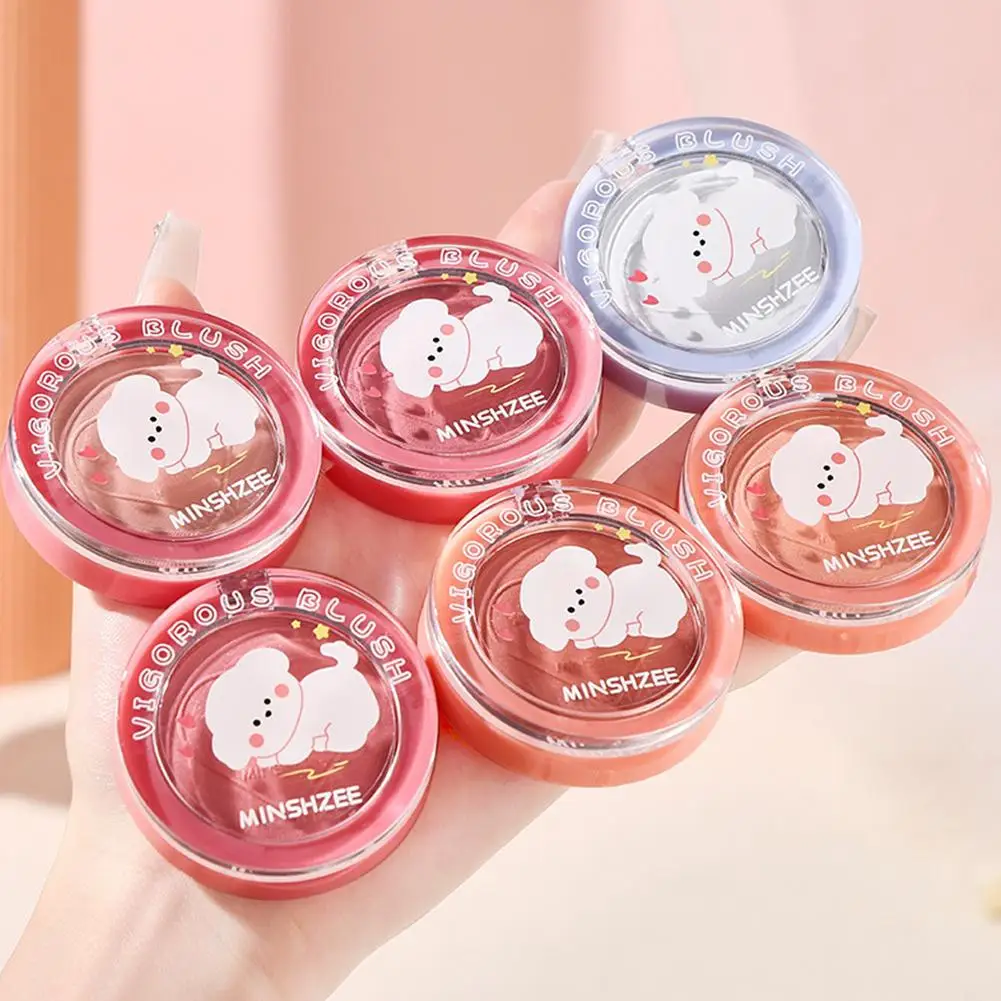 أحمر خدود فردي غير لامع للتحديد والتوهج الطبيعي، لوحة وجه محمولة للخدود وتسليط الضوء على البشرة #3