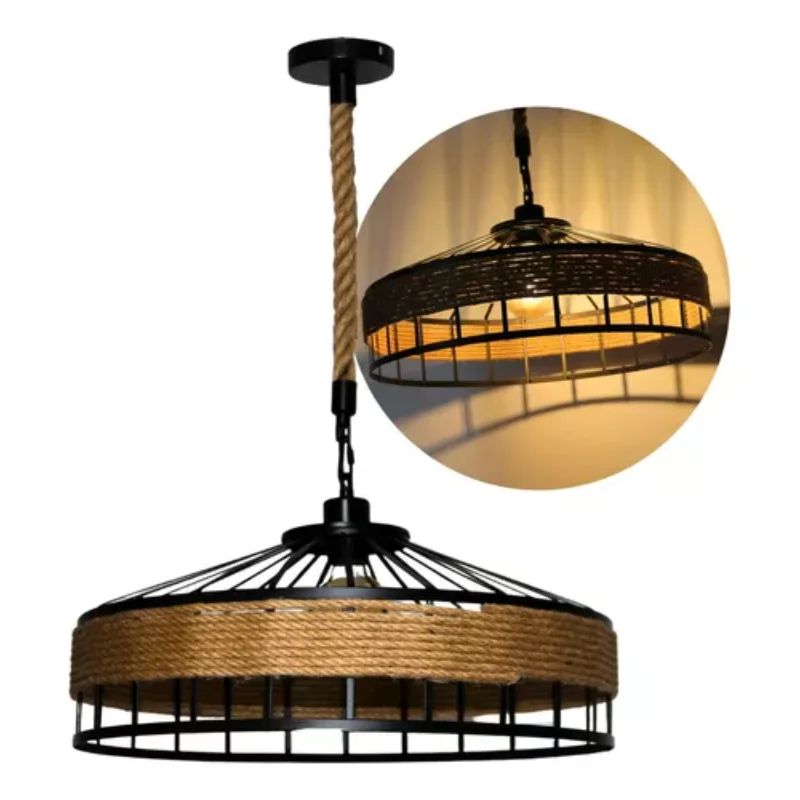 rope cage giant entrance E27  pendant light ceiling light