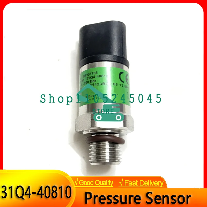 Excavator Parts 200Bar Pressure Sensor 31Q4-40810 31Q440810 For R210-7 R225-9 Excavator Accessories