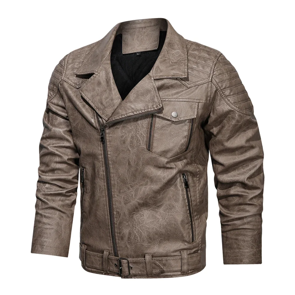 Vintage Uniform Jacket Vintage Soldier Diagonal Zip Flight Suit High Precision Replica Fashion Trend Are Versatile Men's Coat image 3
