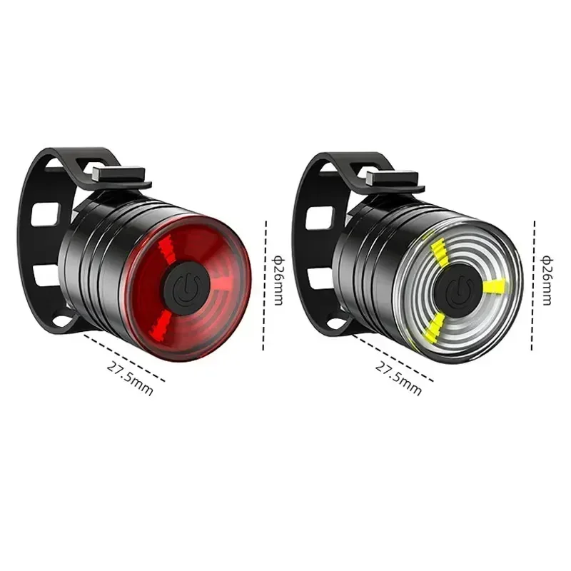 Bike Rear Light 200 Lumens MTB Cycling Led Waterproof Bicycle Light Rear Taillight for Helmet Seatpost Lamp Flashlight Lamp