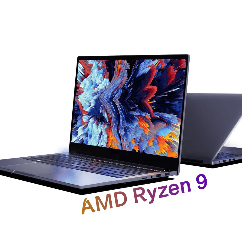 

Custom Logo 15.6 Inch AMD Ryzen 3 5 IPS Screen 16GB 32GB WIFI6 AMD Ryzen 7 9 R5 5500 R7 R9 5900H Metal WIN 11 Office Laptop