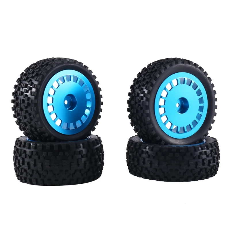 

1/10 Buggy Tires W/Alum Dish Wheel Rims For Tamiya TD4/DF03/DF02/TT02B/DT03/DT02/DB01 TORNADO EPX Off-Road Car