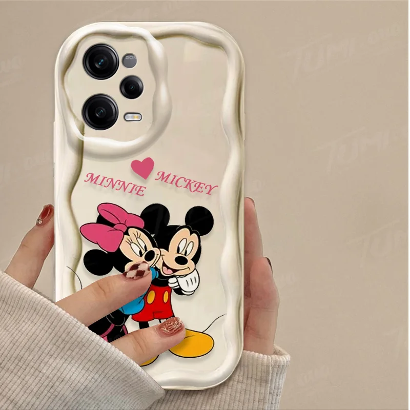 Disney Mickey Mouse Minnie Silicone Case For Xiaomi Redmi Note 13 12 Pro Plus Turbo Speed 12S 12R 11 11S 10 10S 9S 7 8 9 Pro Max