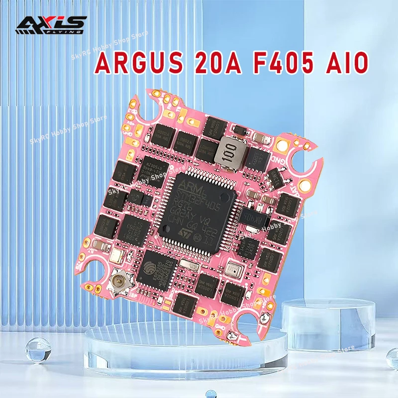 Axisflying ARGUS 20A F405 AIO Onboard ELRS ICM42688 Suitable for 2.5 inch FPV Drone ExpressLRS 2.4GHz 3S-4S Input Voltage