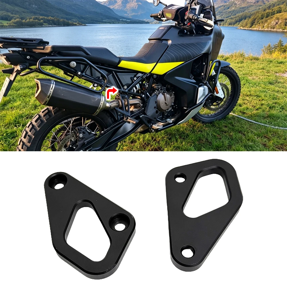 Für Husqvarna Norden 901 2022-2025: Halterungen für Gepäckträger-Taschen, Riemenplatten für 790/890 Adventure R/Rally 2019-2022