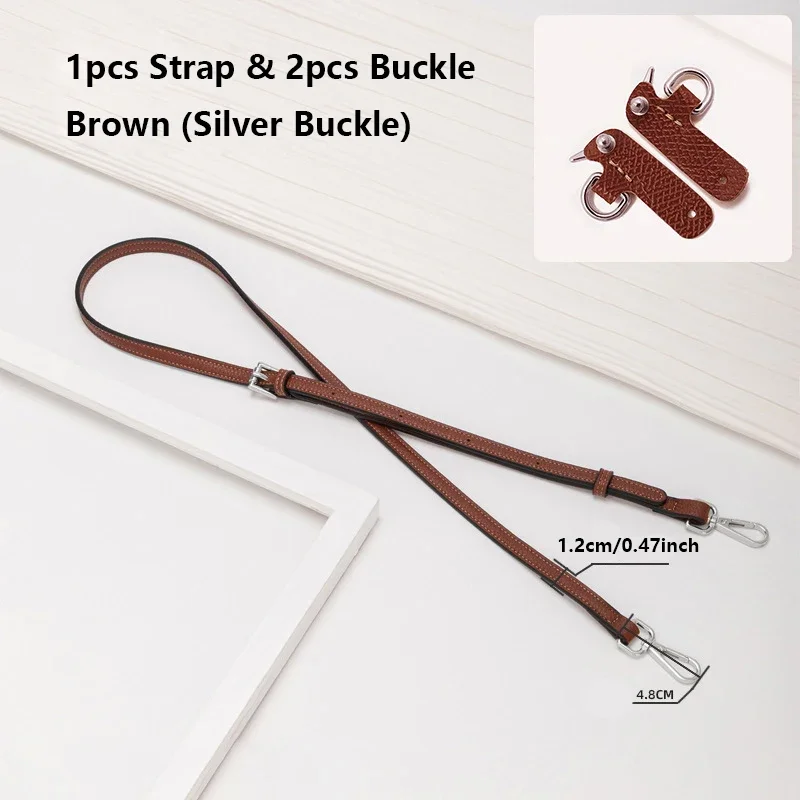 NONE Leather Replacement Shoulder Strap Brown 5