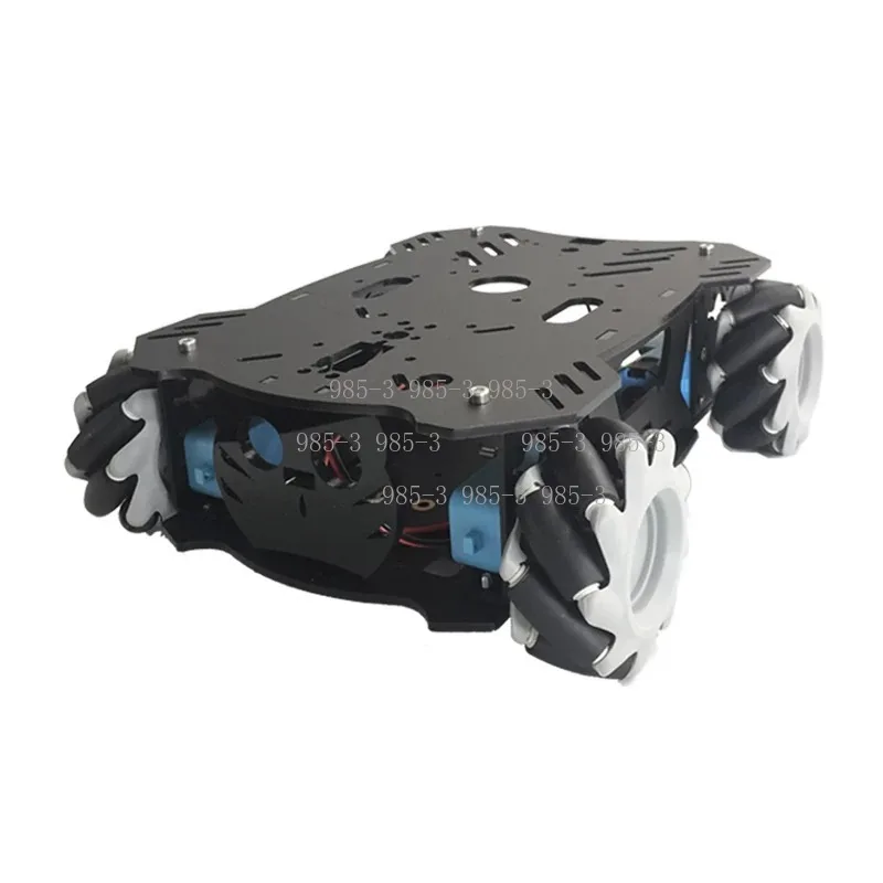 4WD Mecanum Wheel ROS Robot Chassis, Omni-Directional AGV Car Platform for SLAM Autonomous Driving