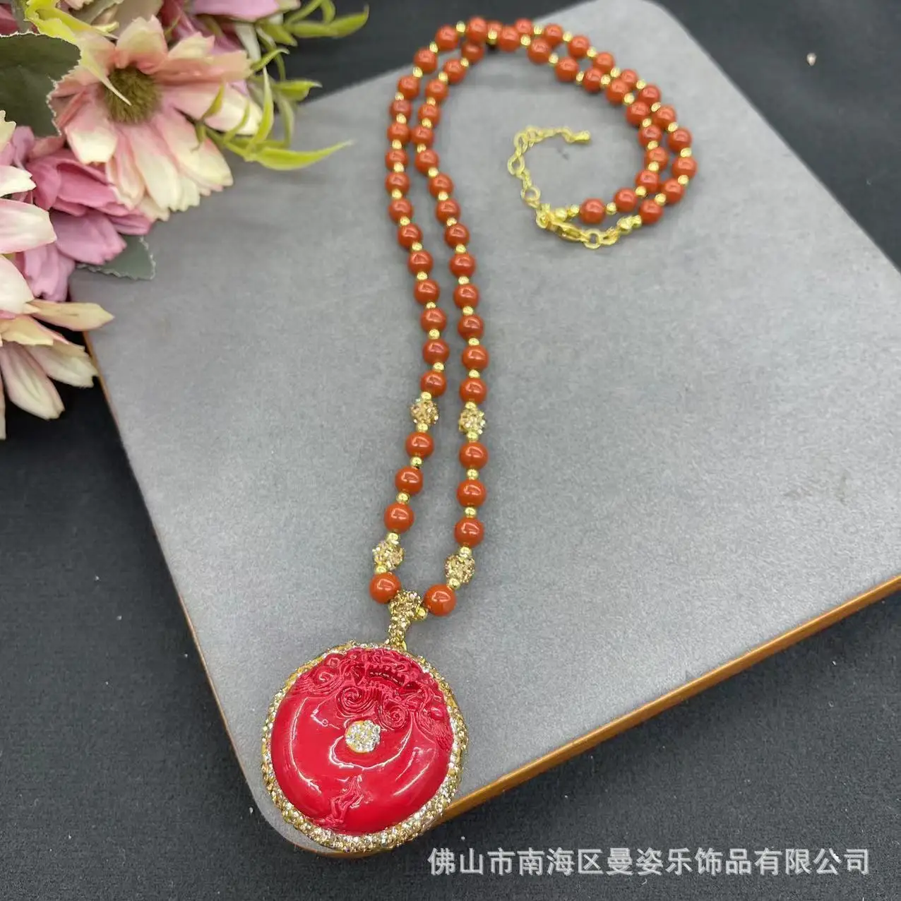 DIY accessories New Chinese safety buckle dragon brand retro necklace vintage national design sweater chain jewelry accessories
