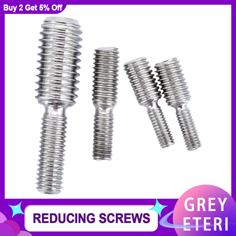 1-20pcs Doubleended Converter Reducing Bolt Stainless Steel Reducing Screws Camera Adapter Convert Erended Headless Bolts M3-M16