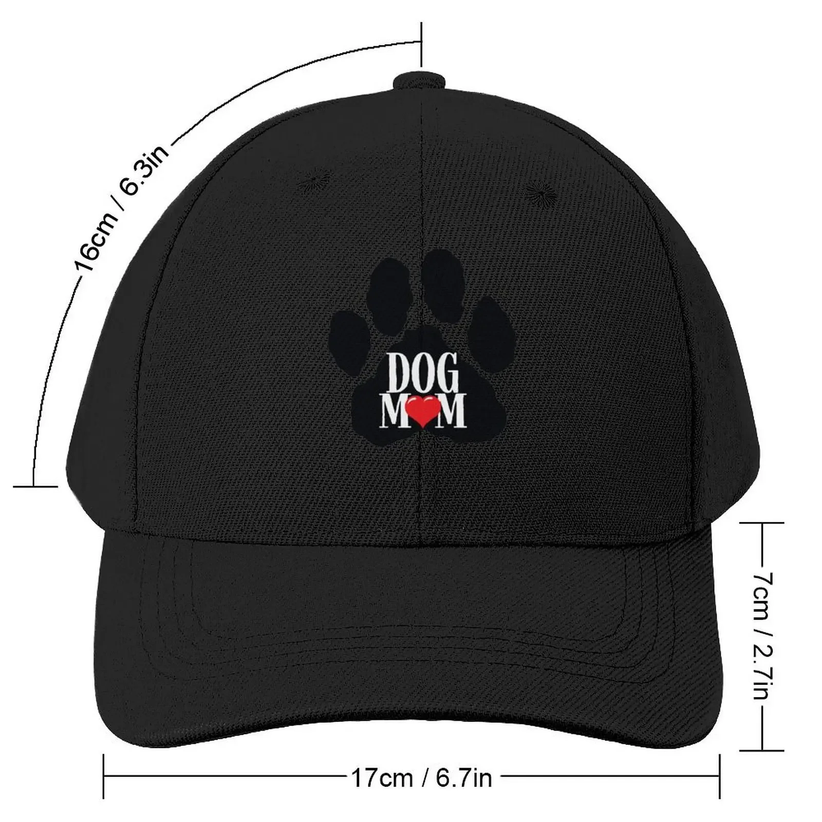 Dog Mom Paw Baseball Cap Beach Bag Custom Cap cute Luxury Woman Men's