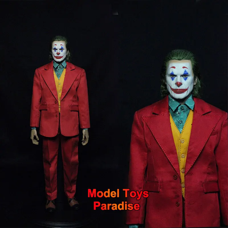 

1/6 Коллекционные игрушки Хоакин Феникс Мужчины Солдат Красный костюм Лиходій Джокер Полный набор 12-дюймовая экшн-фигурка Модель Подарки