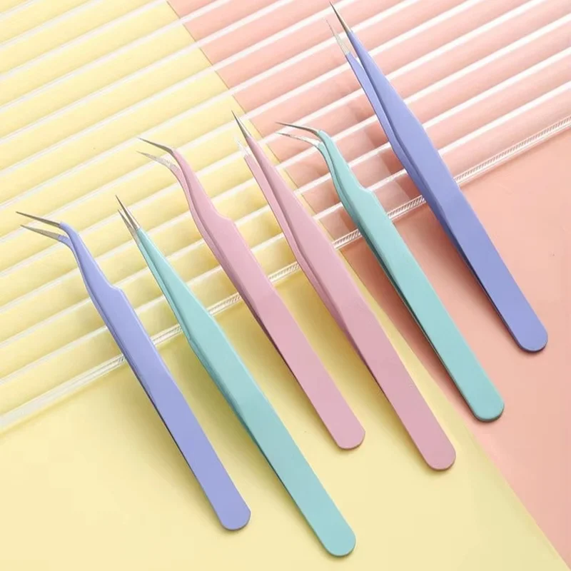 Multifunctional Colorful Tweezers Repair Tool For Macaroon Color Clip Tool DIY Handmake Beads Practical Repair Tool Accessories