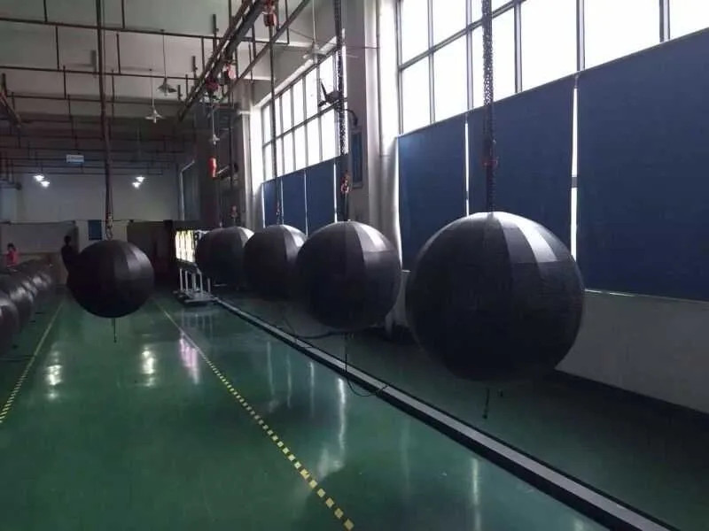 Bola LED tela parâmetros