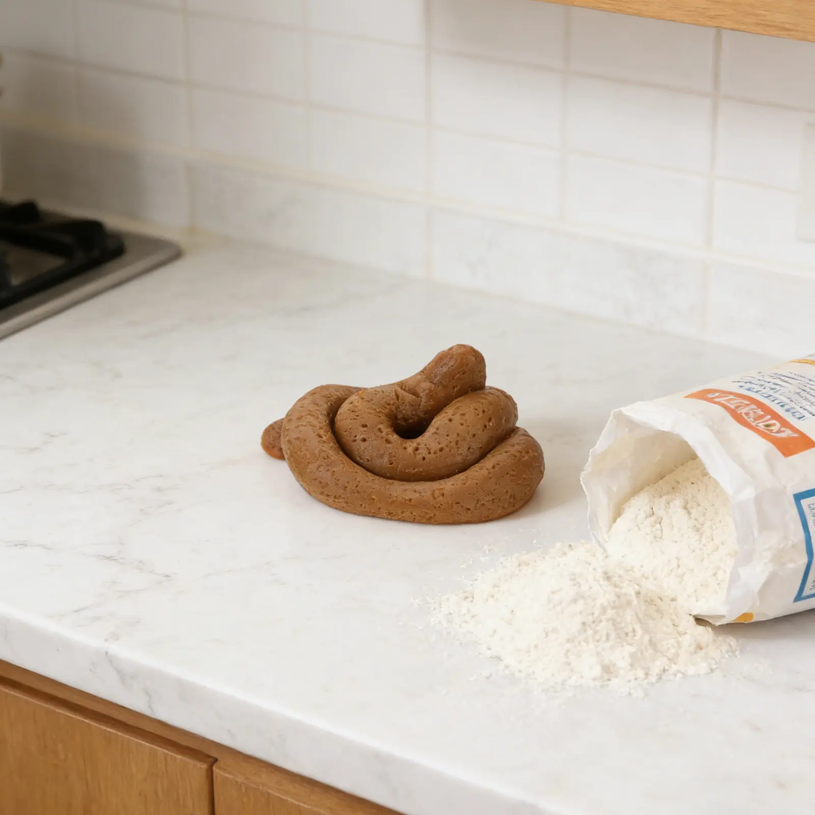 1Set Soft Realistic Poop Gag Set Fake Brown Stool Prank Accessory Bathroom Lawn Office Party April Fools Joke Jute Bag Prank Set