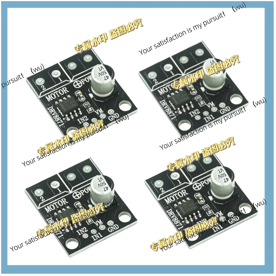 

1-10pcs DRV8871 Brushed DC Motor Driver Board H-Bridge 6.5V-45V PWM Controller Module 3.6A Current Sense for Arduino