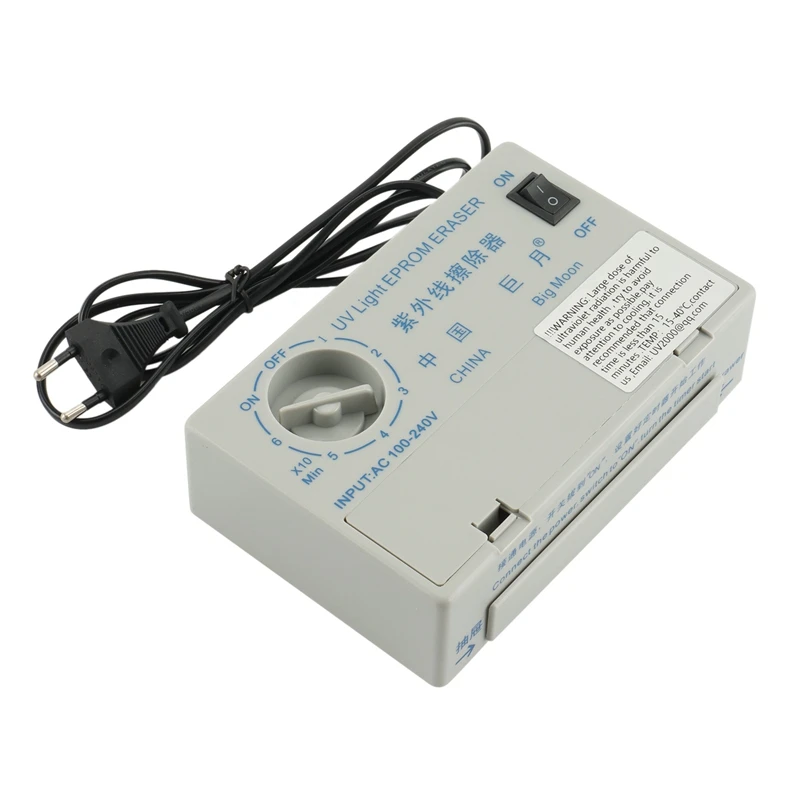 High Speed Ultraviolet Erase UV EPROM Eraser Ultraviolet Light Erasable Timer EU Plug 