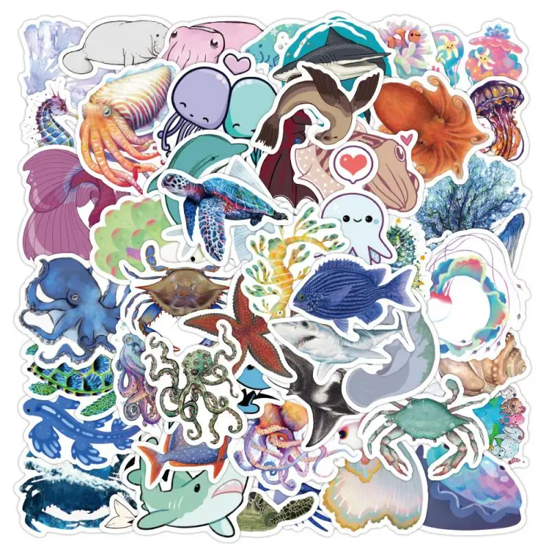 50pcs Kawaii Rabbit DIY Decor Stickers Stick Label Laptop Phone Notebook Skateboard Kids Gift Bunny Sticker Decal Clasic Toy