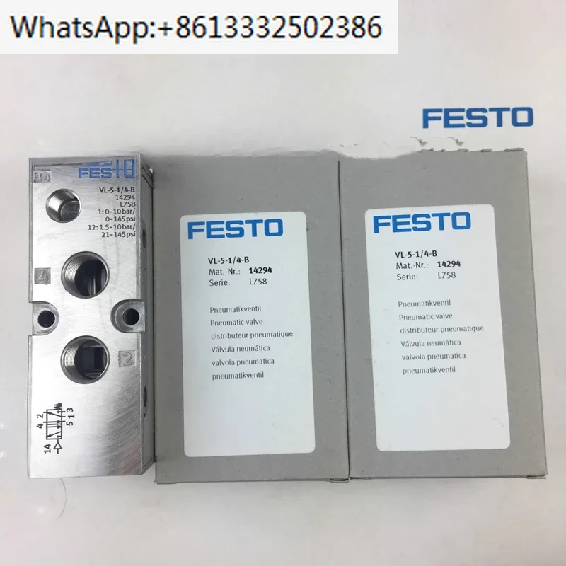 New original FESTO air control valve VL-5-1/8 9764 VL-5-1/8-B 31000