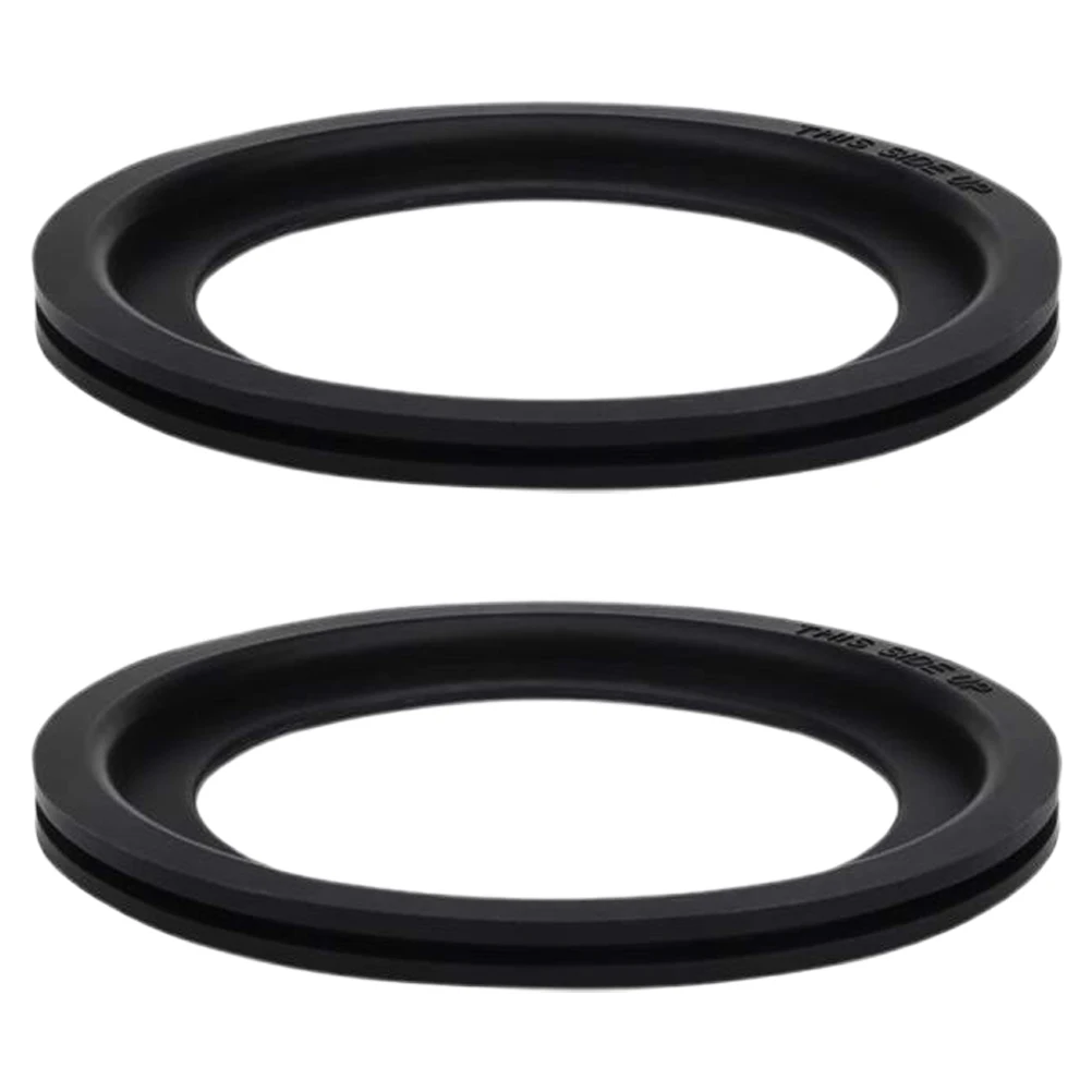 

2 Pcs RV Toilet Seal Black Flange Replacement Kit for 300/310/320 Series Durable Rubber Gasket Leak Prevention Easy Install
