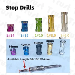 5Pcs Guide Stopper Dental Sleeve for Guided Drill Safety Depth Stop High Quality Drills for Implants DEN