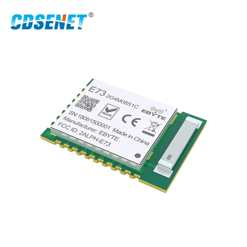 Imagem -04 - Transceptor Cdsenet-rf Nrf52840 2.4g Bluetooth 5.0 Antena Cerâmica 8dbm Ble4.2 Pcs E732g4m08s1c