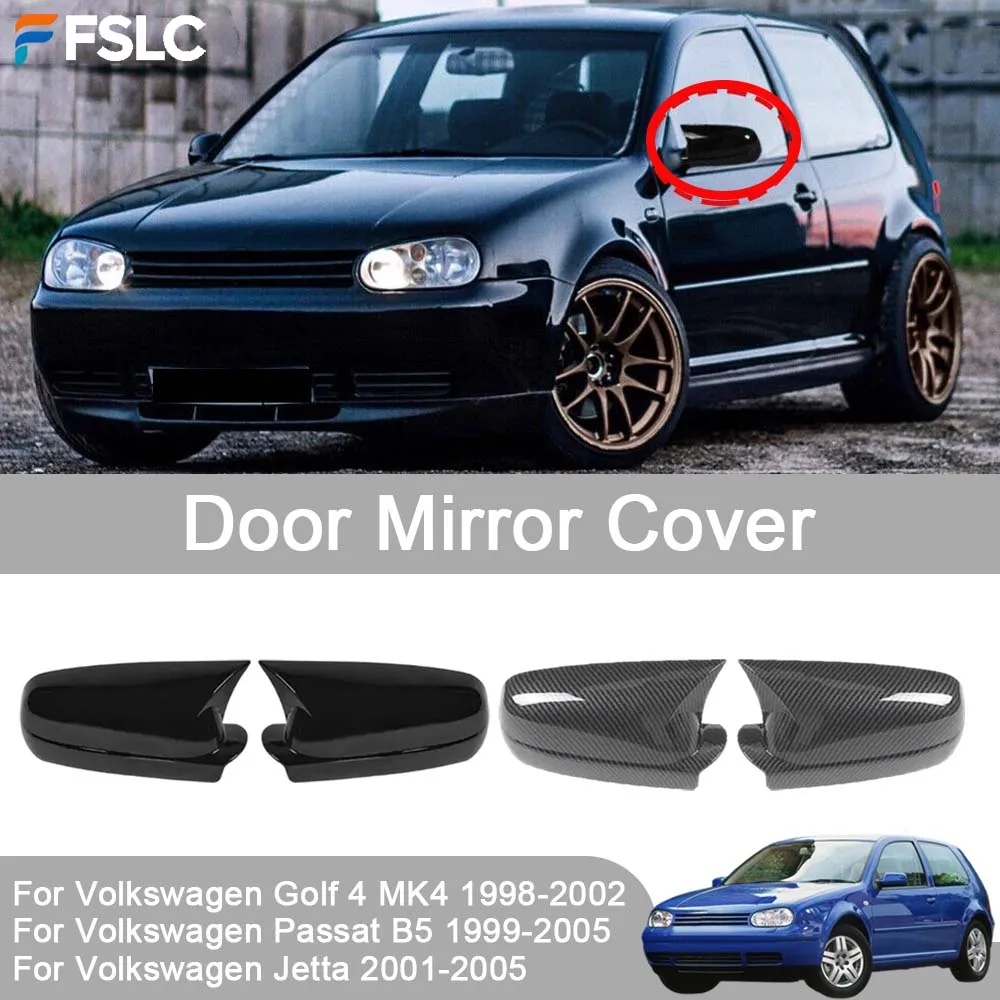 

Car Decoration Door Mirror Cover For VW Golf 4 MK4 Passat B5 Jetta 1998-2005 Cars Accessories Styling Upgrade Modify A Car