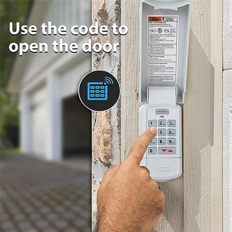 

AA84 Wireless Garage Door Remote Garage Keypad Fits For Genie Intellicode Older Models GWKP, GWK-IC, ACSDG, ACSDA1