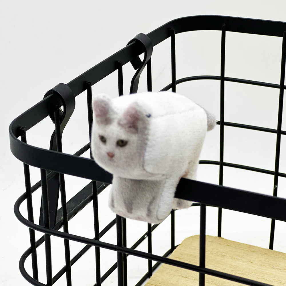 

Block printed cat simulation plush toy