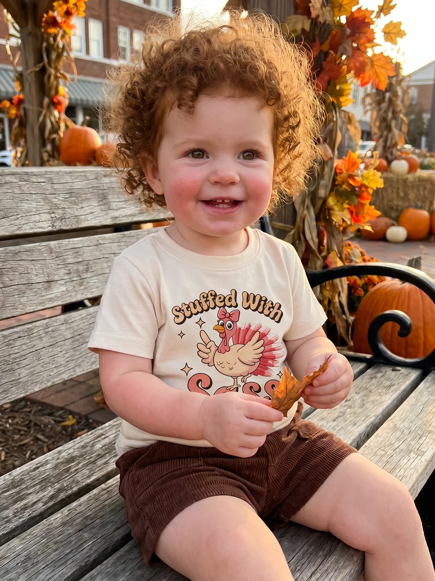 Short Sleeve T Shirt Short Sleeve Letters Turkey Letters Kid Girls Kid Girls T Print Thanksgiving Thanksgiving Kid Girls