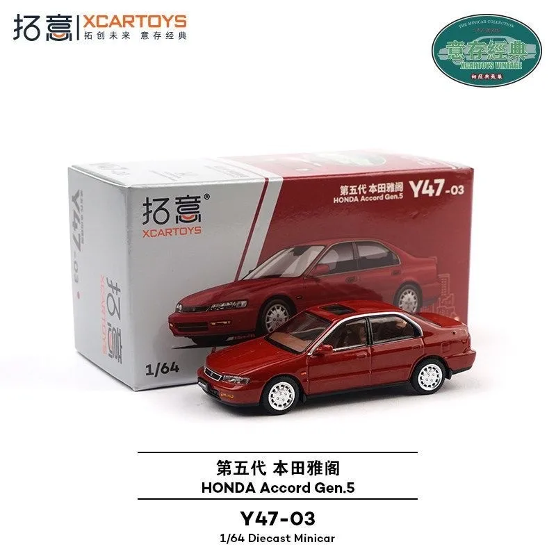 Xcartoys 1/64 Honda Accord Gen.5 Diecast Car Model Alloy Simulation Collection Toy Gift For Boys#peetyeee