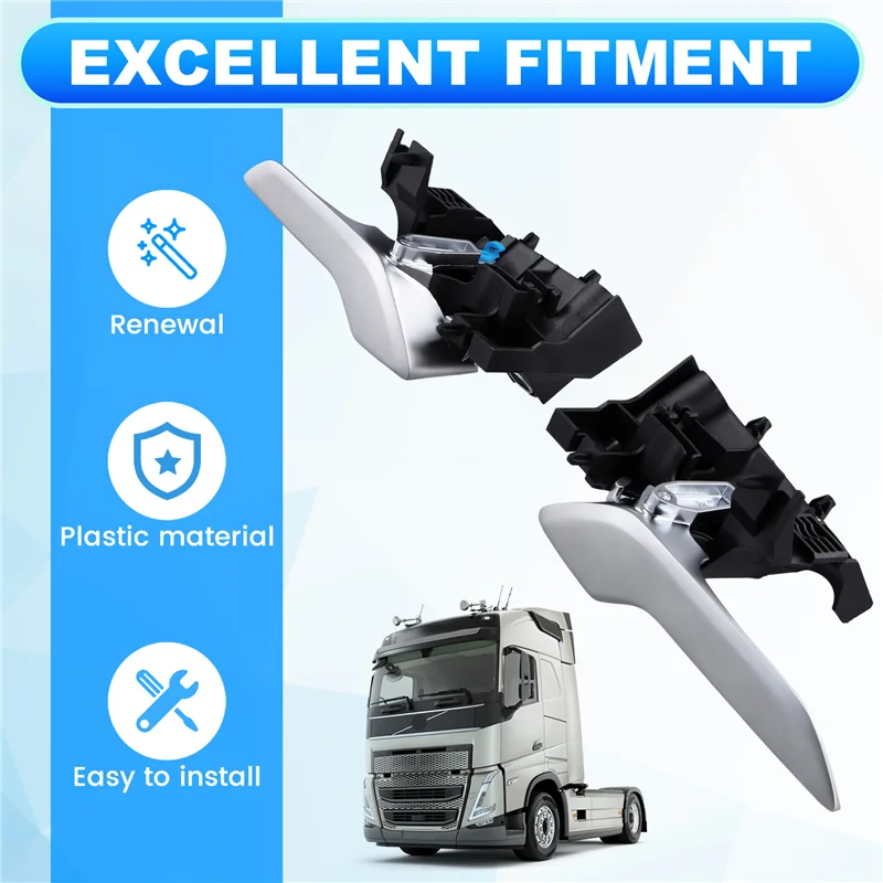 

ABTC-1Pair Interior Door Handle For Volvo Truck Parts Pull Inside 18C001L 84012025 84597790 18C001R 84012027