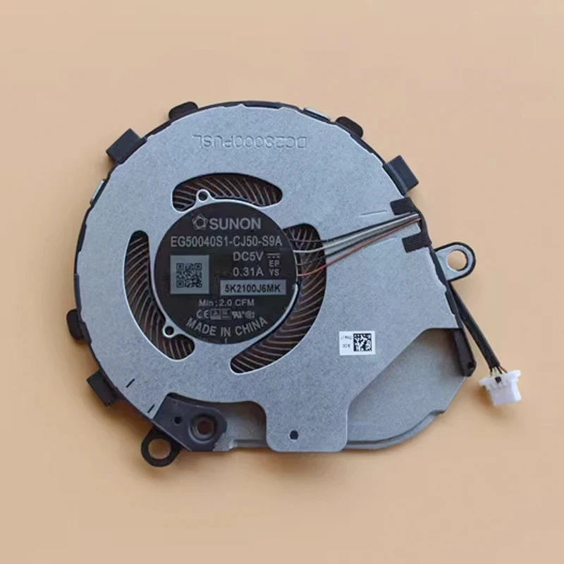 H+ New Original For Dell Latitude 7310 Laptop Cooling Fan Cooler Fan Heatsink Radiator EG50040S1-CJ50-S9A 3NVJ1 CN-03NVJ1