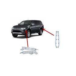 2 Pcs Front or Rear Bumper Support Plastic for Pajero Sport Mn146319 Rear Bumper Support for Montero Sport 2007-2014 Mn146320