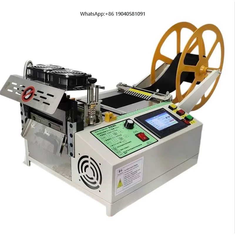 420mm Insulation Tape  Cutting Machine for Flower Fabric Cut Strip and Heat Hot Knife Ribbon Cutter